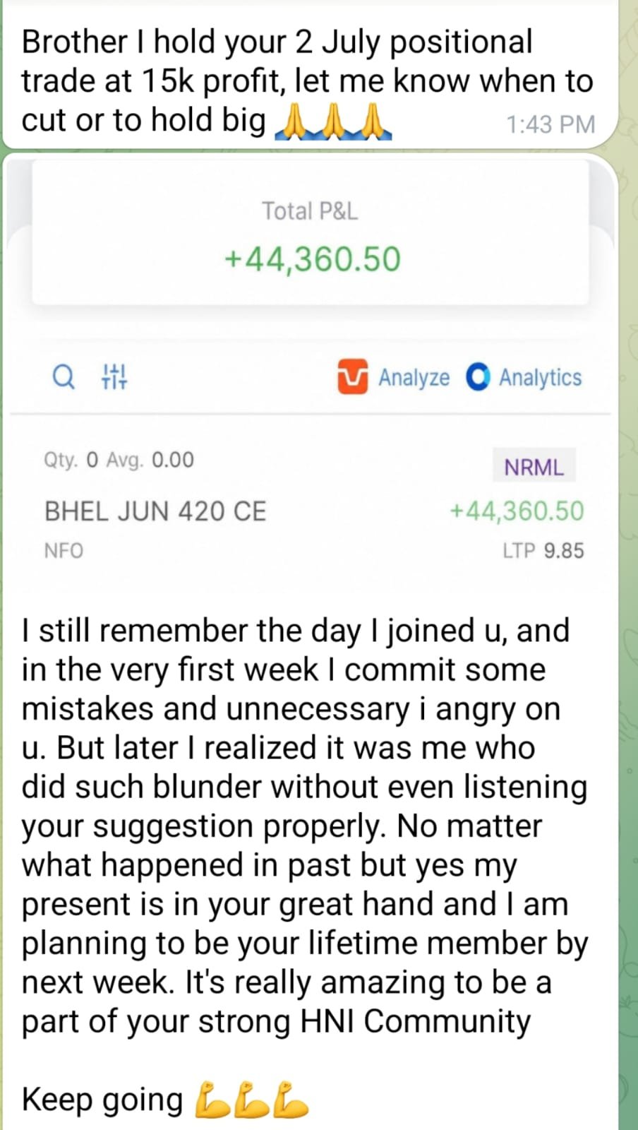 Testimonial screenshot from Pooja Mishra